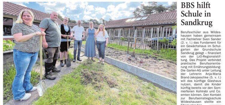02.06.2026 – In unserem Schulgarten wird gebaut